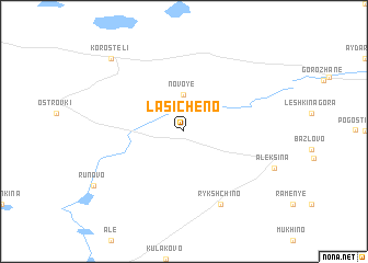 map of Lasicheno