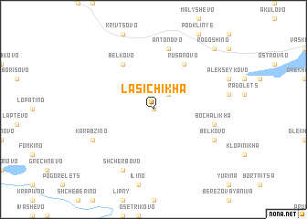 map of Lasichikha