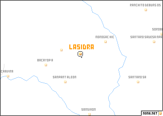 map of La Sidra