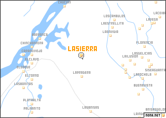 map of La Sierra