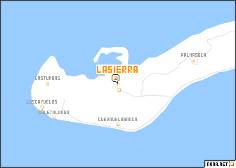 map of La Sierra