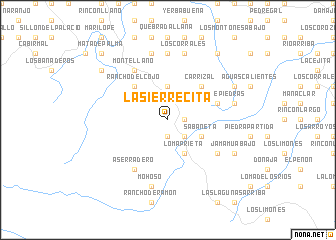 map of La Sierrecita