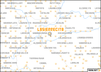 map of La Sierrecita