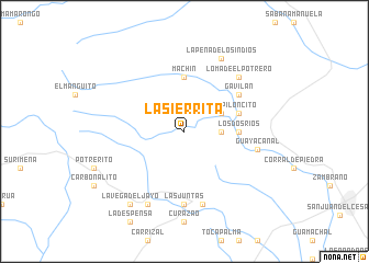 map of La Sierrita