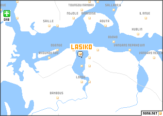 map of Lasiko