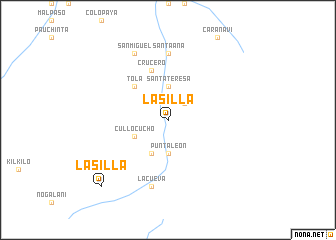 map of La Silla