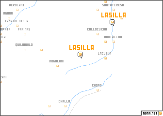 map of La Silla