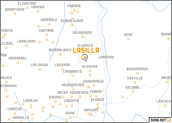 map of La Silla