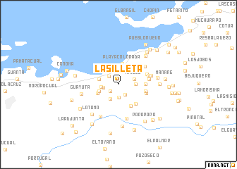 map of La Silleta