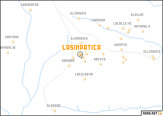 map of La Simpatica