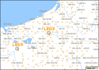 map of Lasip