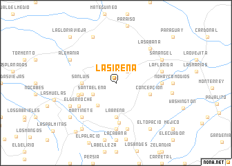 map of La Sirena