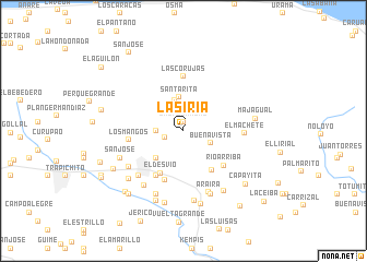 map of La Siria