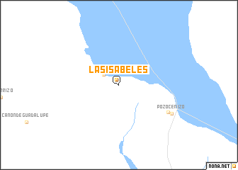 map of Las Isabeles