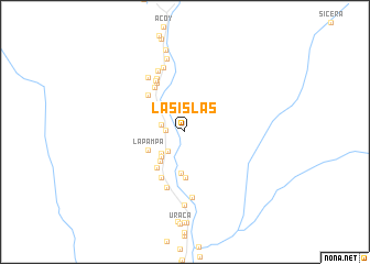 map of Las Islas