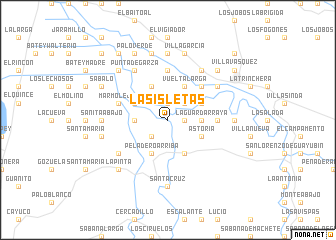 map of Las Isletas