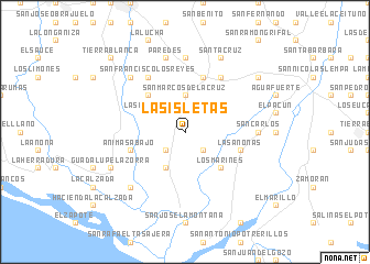 map of Las Isletas