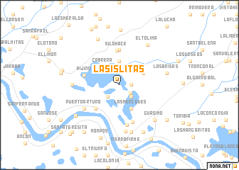 map of Las Islitas