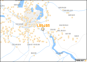 map of Lasjan