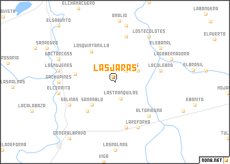 map of Las Jaras