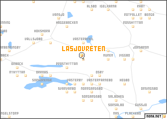 map of Lasjövreten