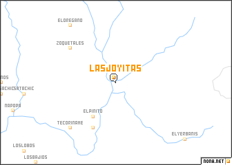 map of Las Joyitas