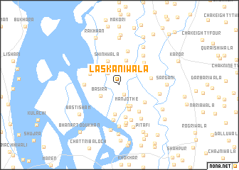 map of Laskāniwāla