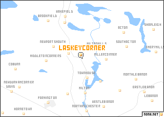 map of Laskey Corner