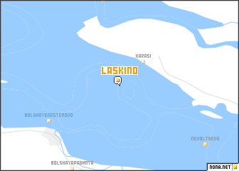 map of Laskino