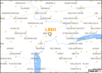 map of Laski