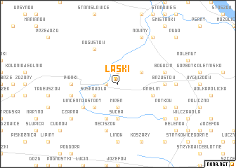 map of Laski