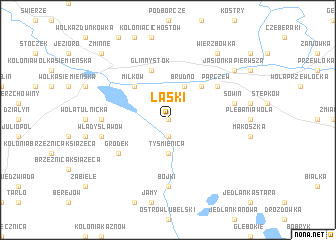 map of Laski