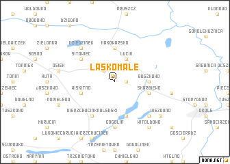 map of Łąsko Małe