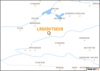 map of Laskovtsevo