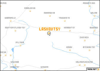 map of Laskovtsy