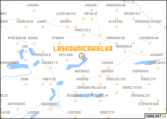 map of Laskownica Wielka