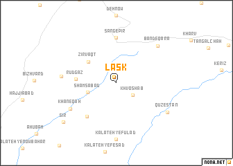 map of Lask