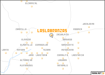 map of Las Labranzas