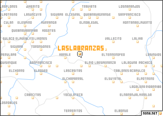 map of Las Labranzas