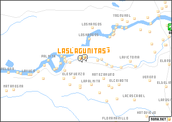 map of Las Lagunitas