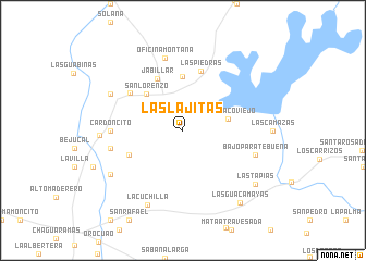 map of Las Lajitas