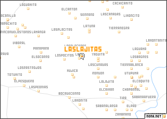 map of Las Lajitas