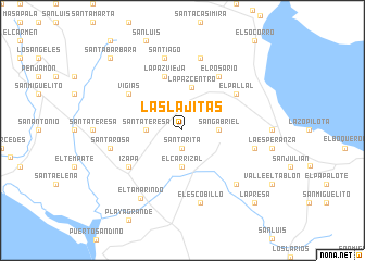 map of Las Lajitas