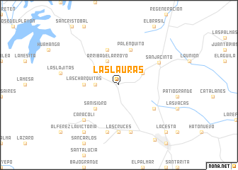 map of Las Lauras