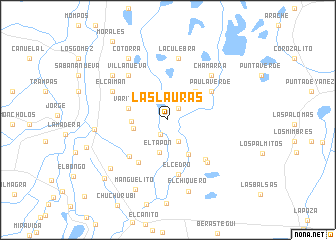 map of Las Lauras