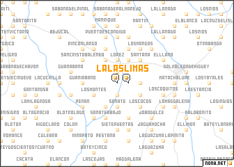 map of Las Limas