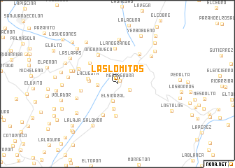 map of Las Lomitas