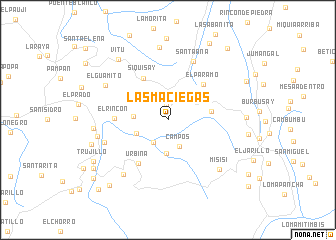map of Las Maciegas