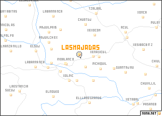 map of Las Majadas
