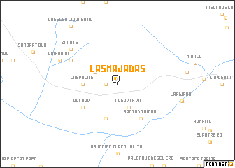 map of Las Majadas